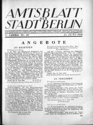 1930,24: Nr. 24, 15. Juni 1930