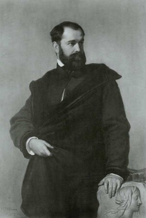 Bildnis des Dresdner Bildhauers Ernst Hähnel