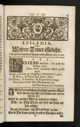 53-96, Epicedia.