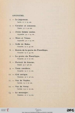 Tableaux (Nr. 1-606)