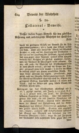 624-634, Ausser diesem Haupt-Beweise fuer den goettlichen ...