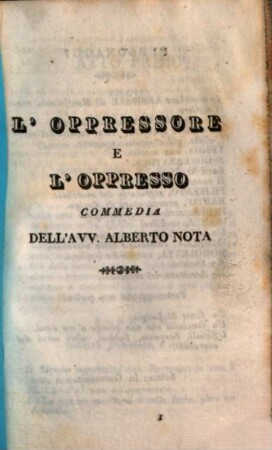 L' oppressore e l'oppresso