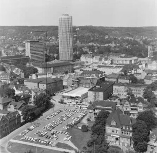 Innenstadt von Jena : Blickrichtung Nordwesten