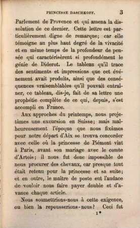 Mémoires de la princesse Daschkoff, dame d'honneur de Catherine II. impératrice de toutes les Russies : avec la correspondance de cette impératrice et d'autres lettres, 2