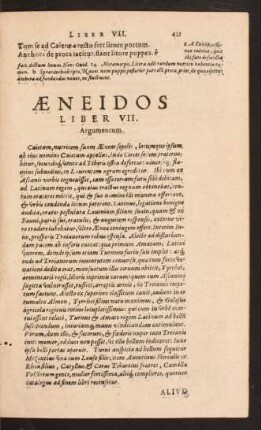 Aeneidos Liber VII.