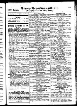 917. Ausgabe. Montag, 27. März 1916