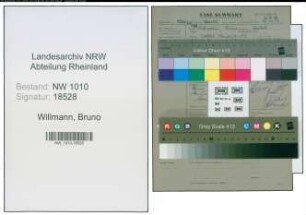 Entnazifizierung Bruno Willmann , geb. (Handelsvertreter)