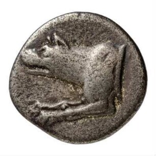 Münze, 4 Obole (Tetrobol), nach 343 v. Chr.