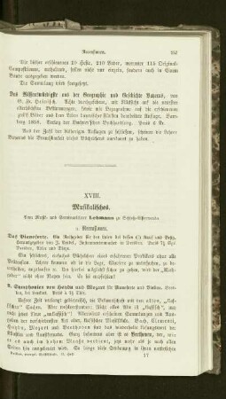 Musikalisches