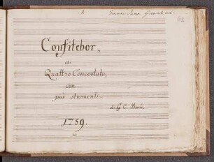 Confitebor E-Dur (Warb E 16)