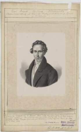 Bildnis des Karl August Friedrich Hennecke