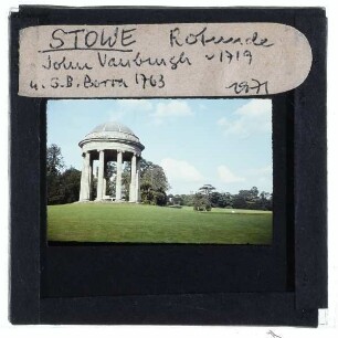 Stowe, Gartenanlage,Stowe, Rotunde : Rotunde