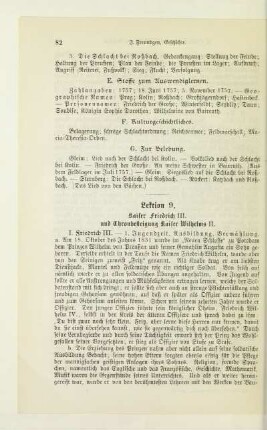 Lektion 9. Kaiser Friedrich III. und Thronbesteigung Kaiser Wilhelms II.