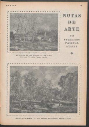 Notas de arte