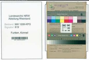 Entnazifizierung Konrad Funken , geb. 20.09.1898 (Landwirt)