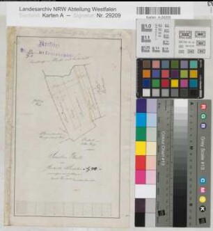 Sendenhorst (Sendenhorst), Teilung des Gerberts Mersches (Wiesen), Brouillonkarte
