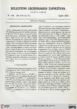 Nr. 122 (Agosto 1857)