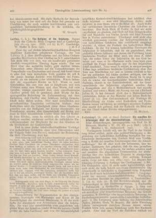 495-496 [Rezension] Lattey, C., The Religion of the Scriptures