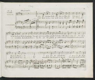 No. 4. Lied: Nur frischer Muth