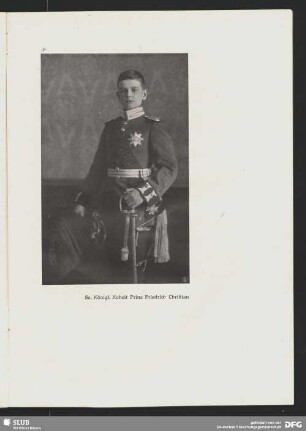 Se. Königl. Hoheit Prinz Friedrich Christian