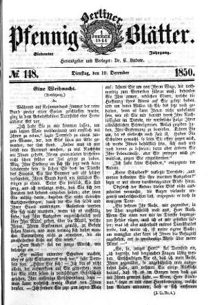 No. 148, Dienstag, den 10. December