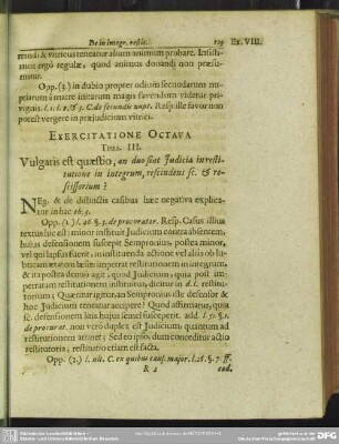 Exercitatione Octava