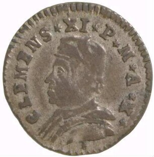 Münze, 2 Baiocchi, 1710