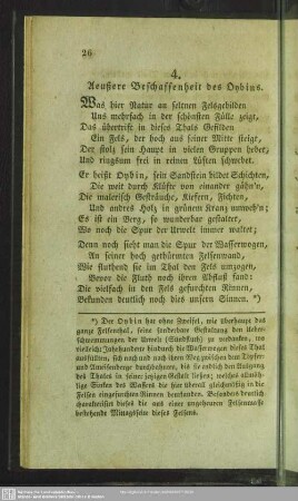 Aeußere Beschaffenheit des Oybins
