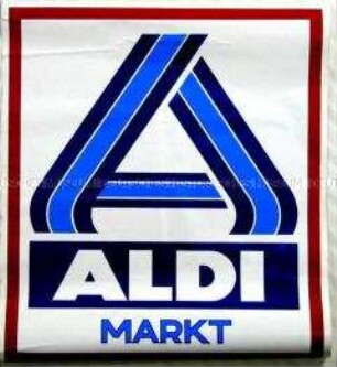 Aufkleber für LKW / Fassaden "ALDI MARKT"