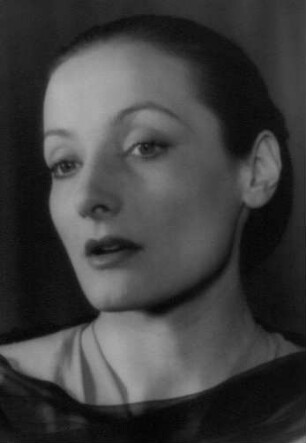 Portrait der deutschen Schauspielerin Maria Wimmer (1911-1996).