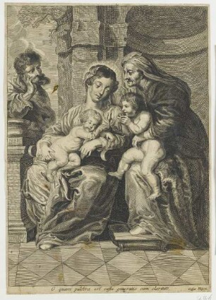 Die Heilige Familie mit Elisabeth und dem Johannesknaben