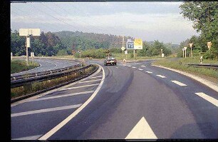 Knoten Ost, Zufahrt von Sindelfingen