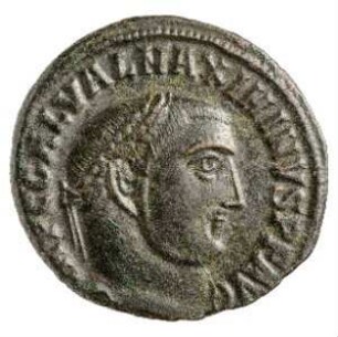 Münze, Follis, 312 n. Chr.