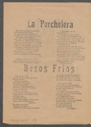 Besos fríos