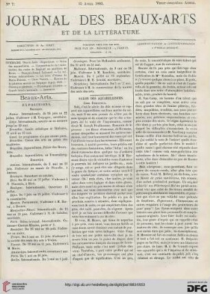 Nr. 7 (15. Avril 1883)