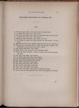 Osservazioni Meteorologiche del Settembre 1876.