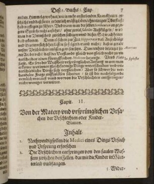 Capit. II. Von der Matery und ursprünglichen Ursachen der Urschlechten oder Kinder-Blattern.