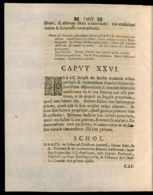 Caput XXVI - Caput XXX