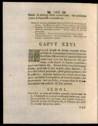 Caput XXVI - Caput XXX