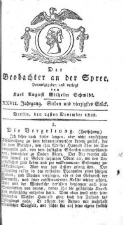47. Stueck, 24. November 1828