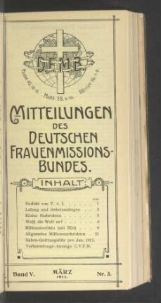 Nr. 3. März 1911