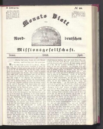 N°. 28. 1853. April