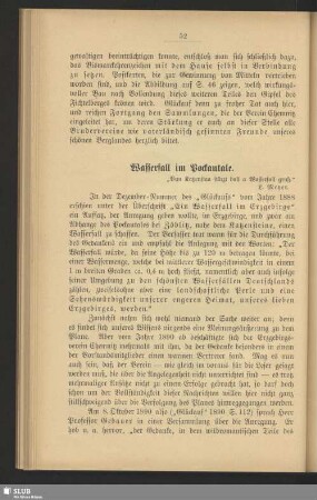Wasserfall im Bockautale