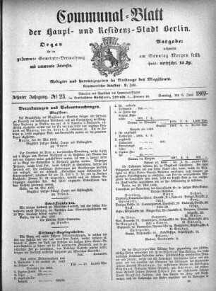 1869,23: No. 23, 6. Juni 1869