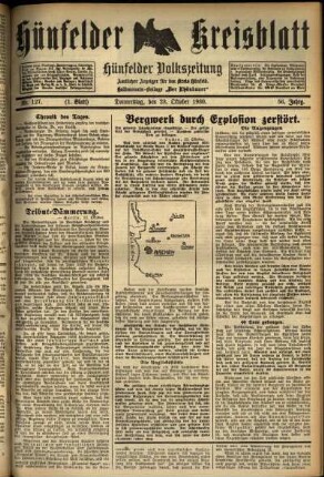 Erste Ausgabe vom Donnerstag, den 23. Oktober 1930.