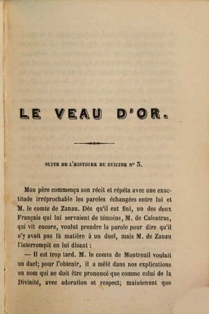 Le veau d'or, 2
