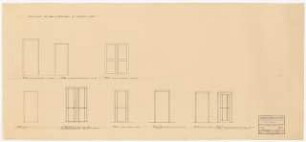 Schauspielhaus, Bochum: Zuschauerhaus: Türen Ansicht 1:20