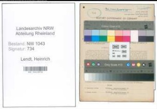 Entnazifizierung Heinrich Lendt , geb. 03.12.1890 (Wirt)