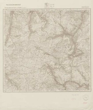 5343 Geyer, Topographische Karte 1:25000 (4cm - Karte)