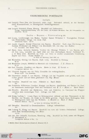 Verschiedene Portraits (Nr. 443-654)